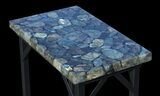 x Labradorite End Table With Powder Coated Base #52939-5